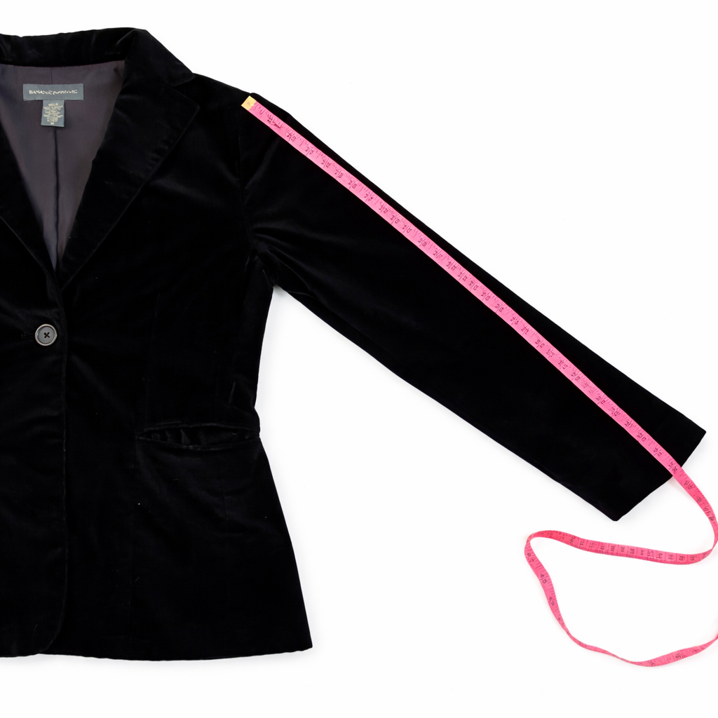 Banana Republic Black Velvet Blazer – Tailored Luxe Classic | Size 10