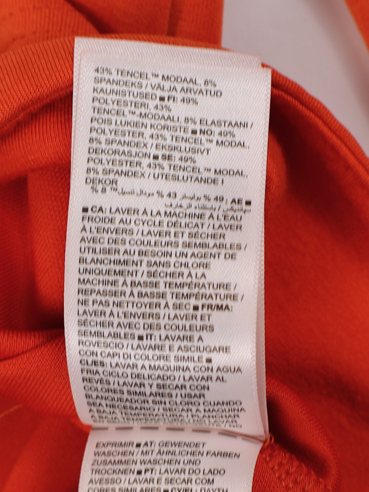 Athleta Super Soft Orange Hoodie Small Modal Blend Athleisure Sweatshirt