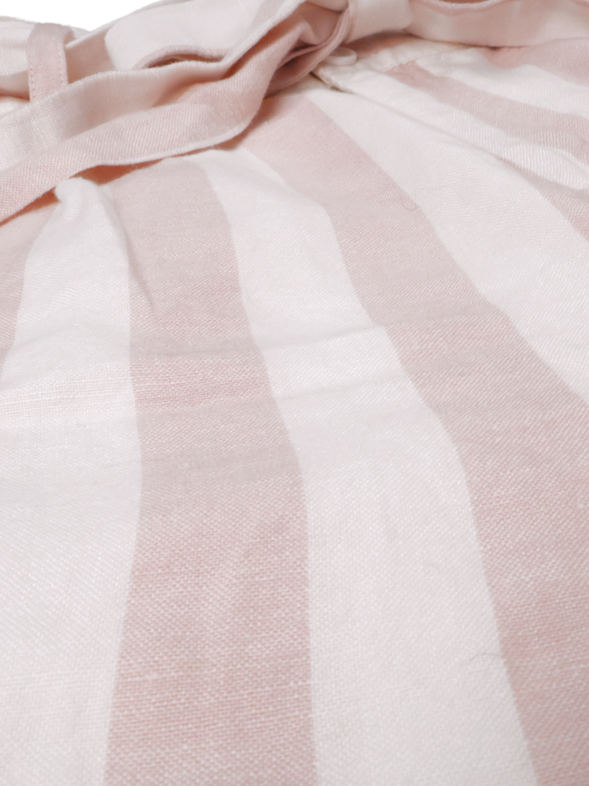 Rails Katy Petal Stripe Shorts | Pink & White High Rise Tie Waist | Size Small