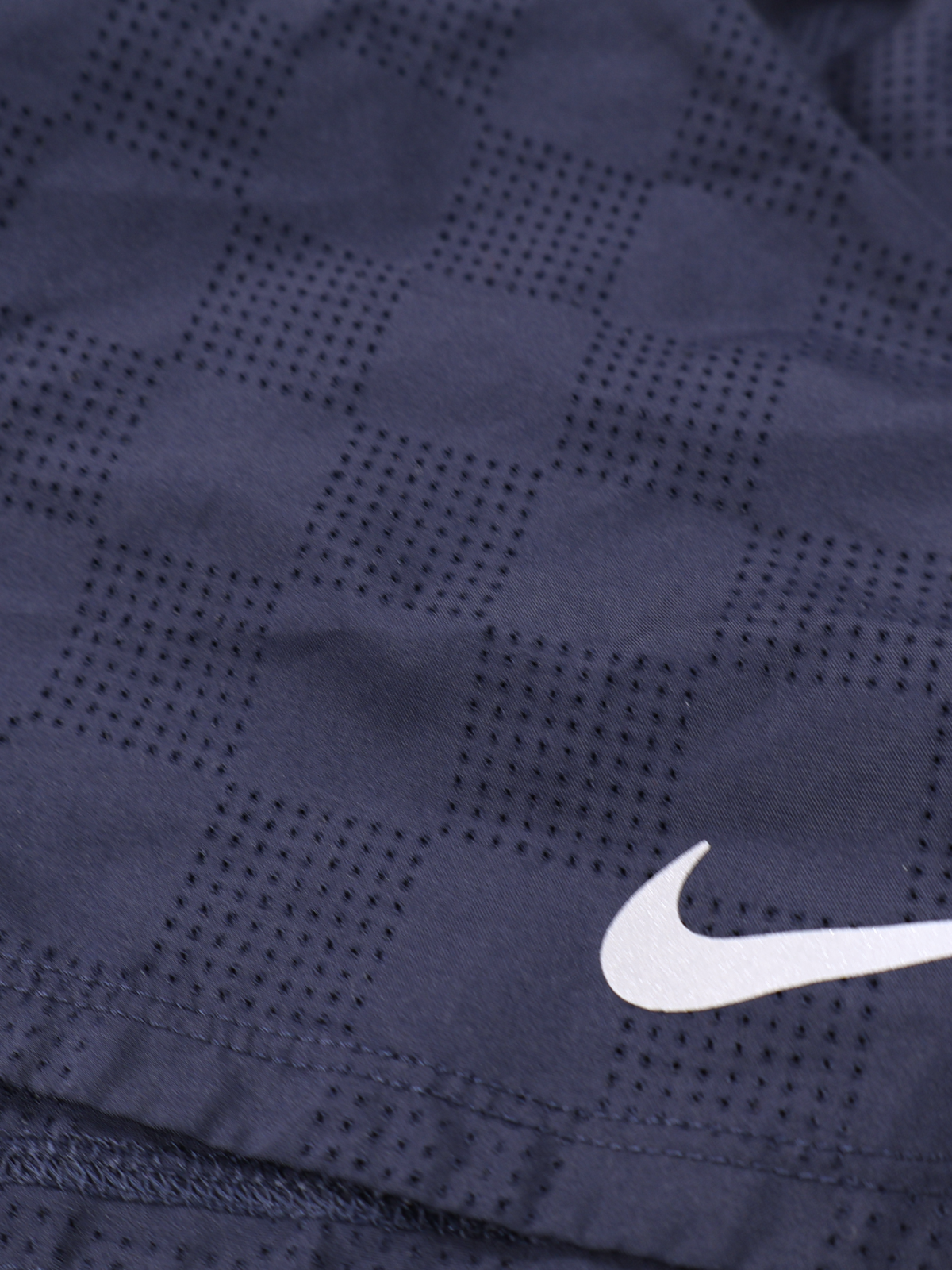 Nike Dri-FIT Running Shorts Women's Small Navy Perforated Athletic Lined Workout