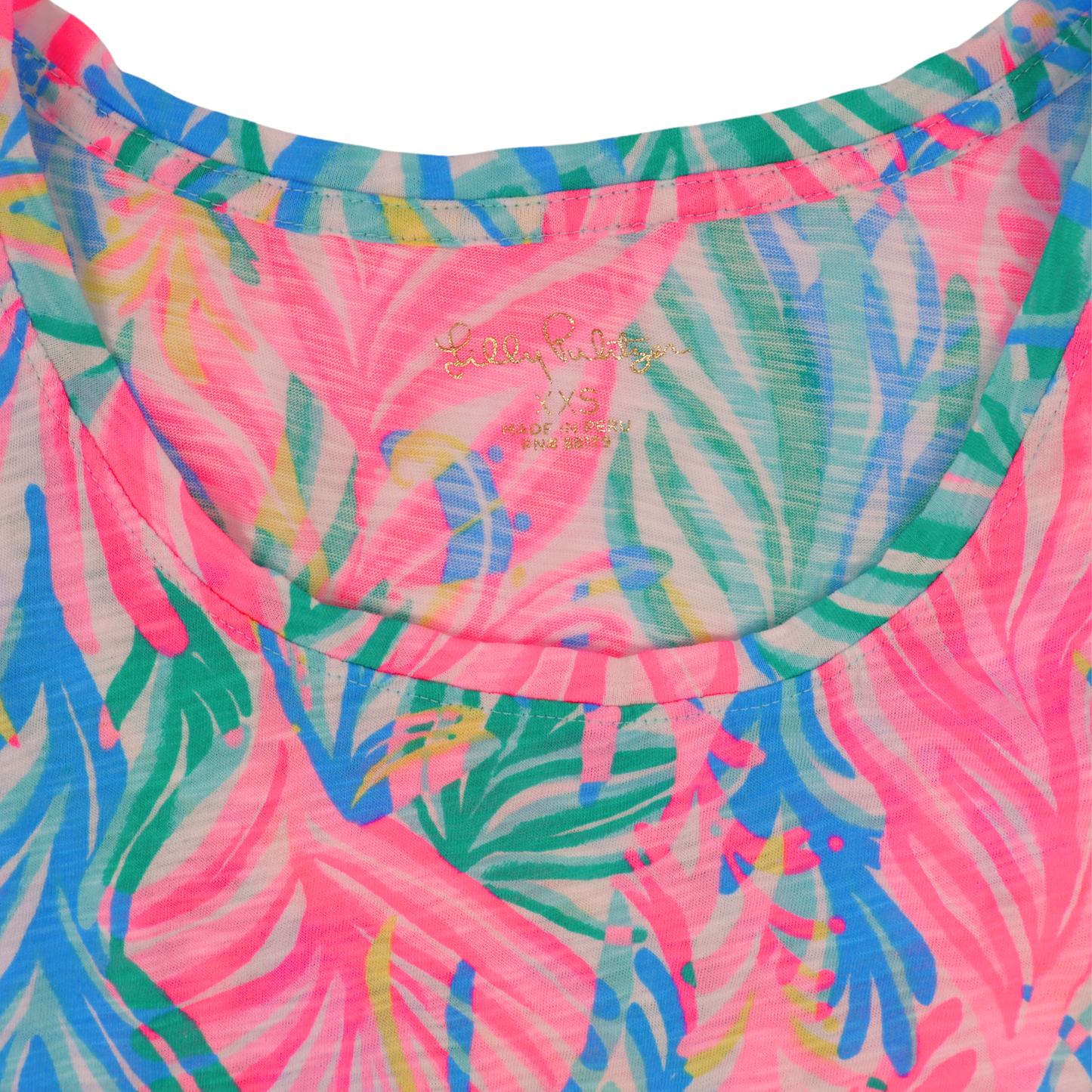 Lilly Pulitzer Tropical Print Top – Pink Multi | Size XXS