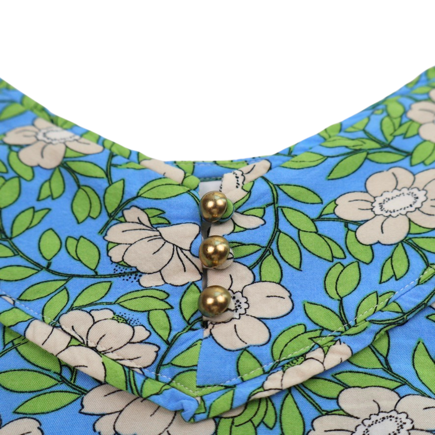 Cabi Floral Camisole Blouse Blue Green Print Size Medium