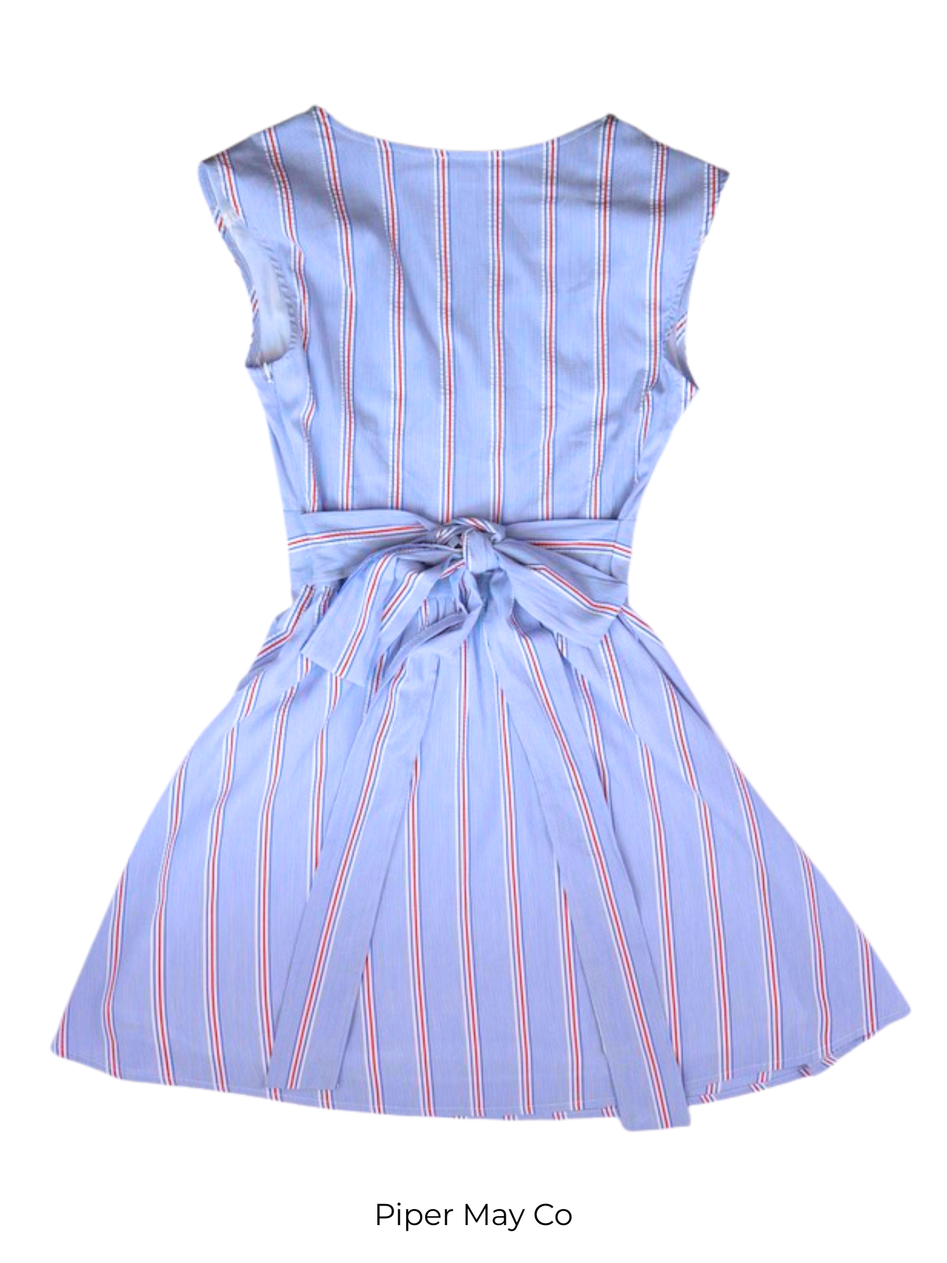 Vineyard Vines Blue Striped Fit & Flare Dress (NWT) – Size Small