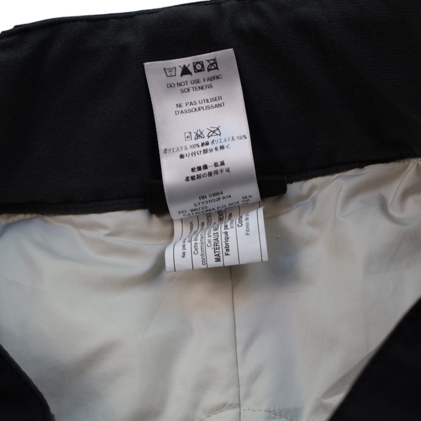 Patagonia Snow Pants Women’s Medium Black H2No Ski Snowboard Insulated