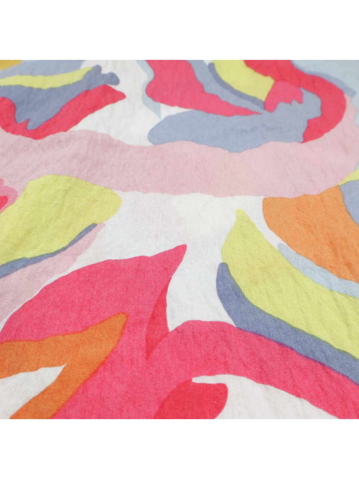 Michelle McDowell Bright Abstract Print Blouse – Colorful Statement Top (Size S)