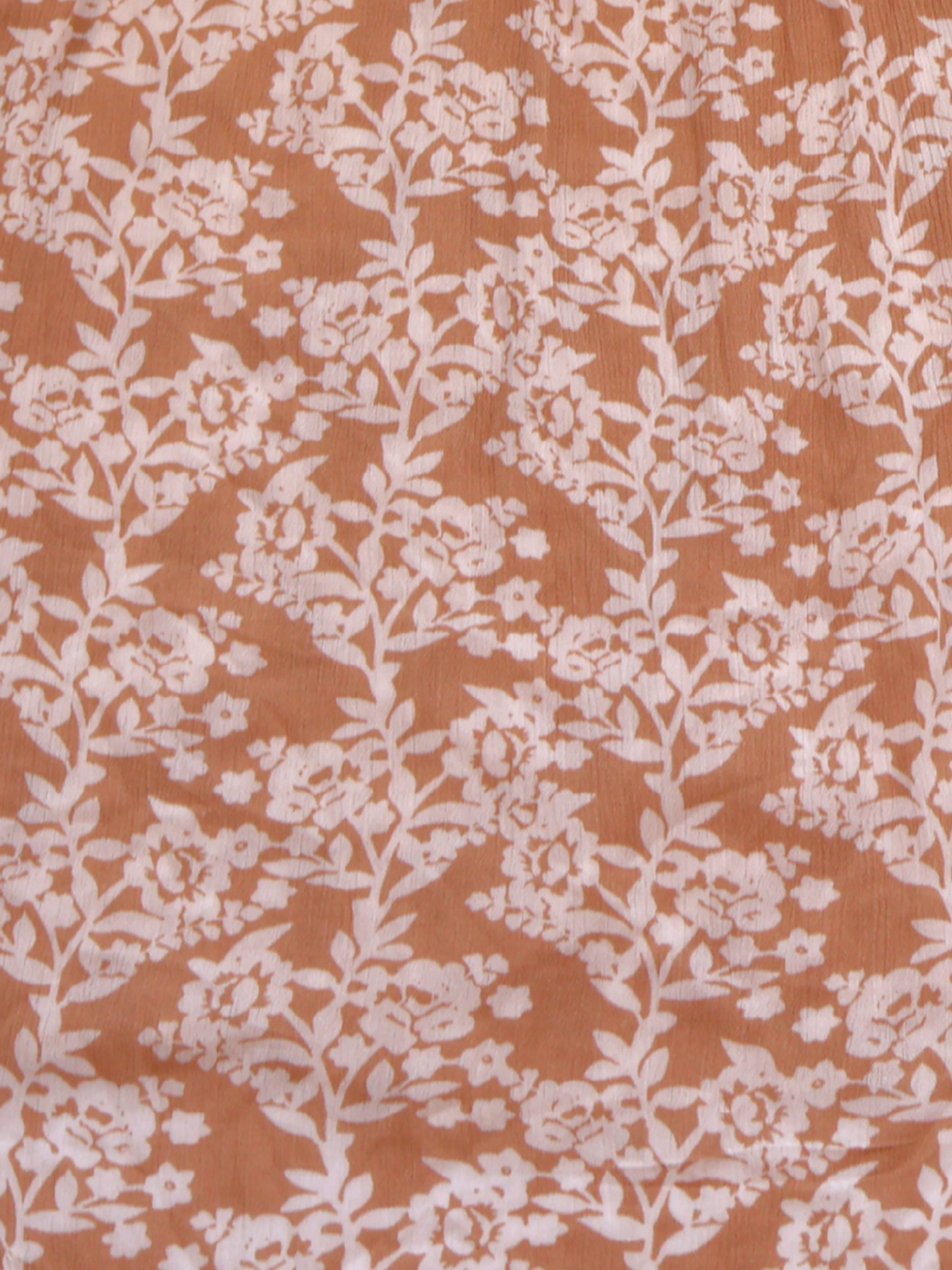 Monday Fun Floral Blouse – Effortless Boho Neutral | Size Medium