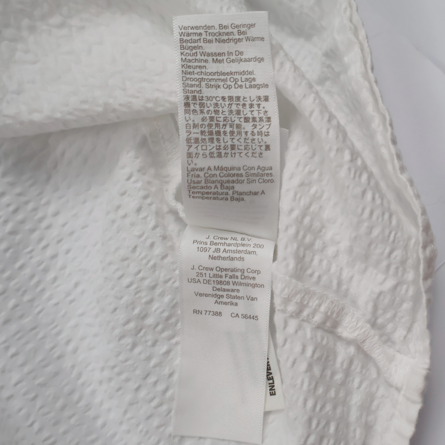 J.Crew White Ruffle Blouse – Size XS – Feminine Sleeveless Textured Top