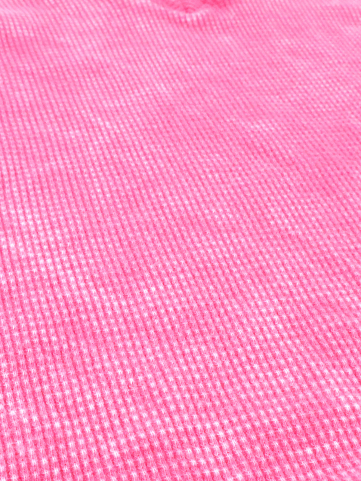 Alter’d State Pink Waffle Knit Crop Top | Soft Textured V-Neck | XS | NWT