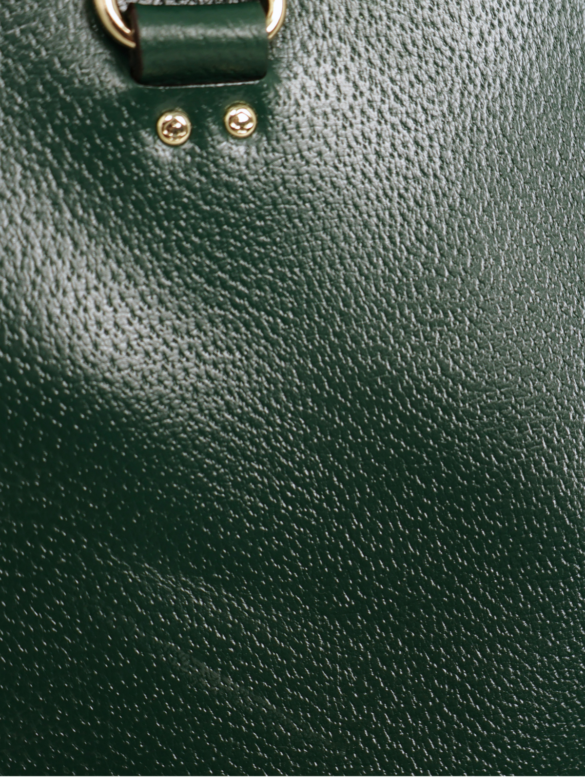 Kate Spade Green Leather Tote Bag Gold Hardware Large Shoulder Handbag