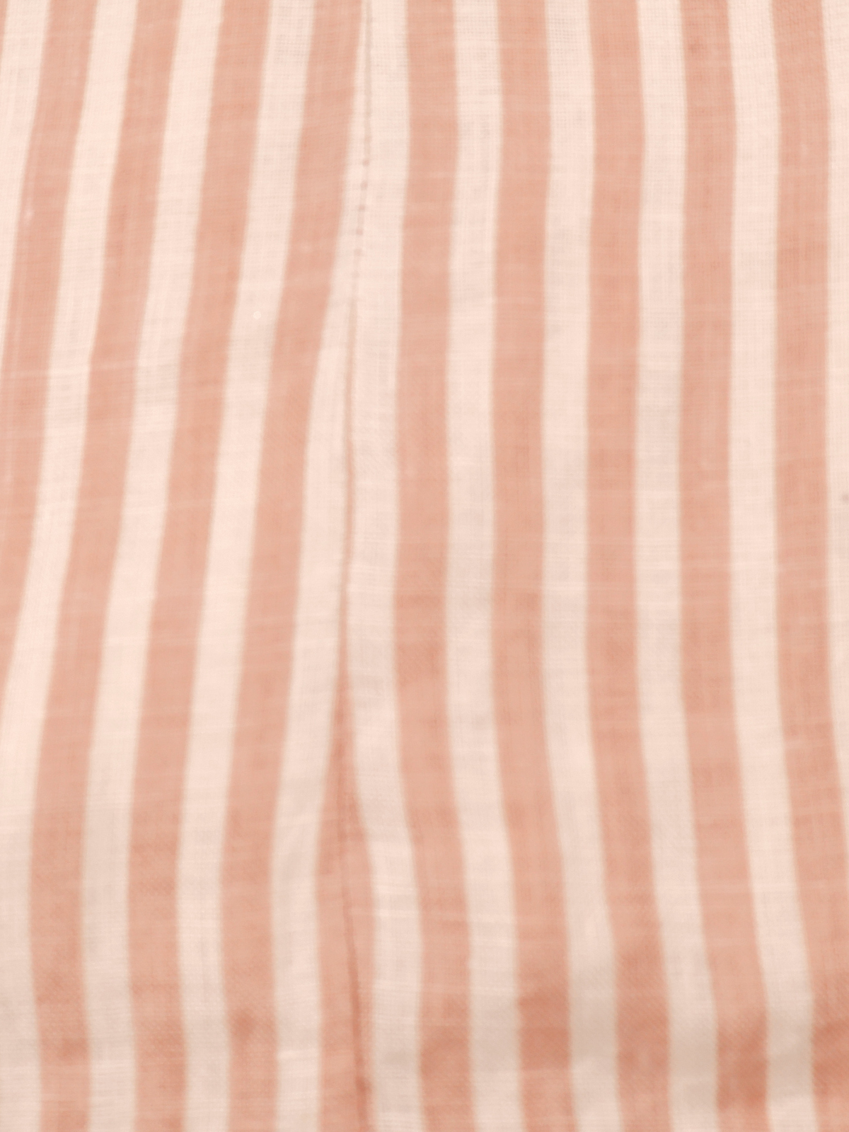Faithfull The Brand Pink Stripe Linen Lace Up Mini Dress Size Large NWT