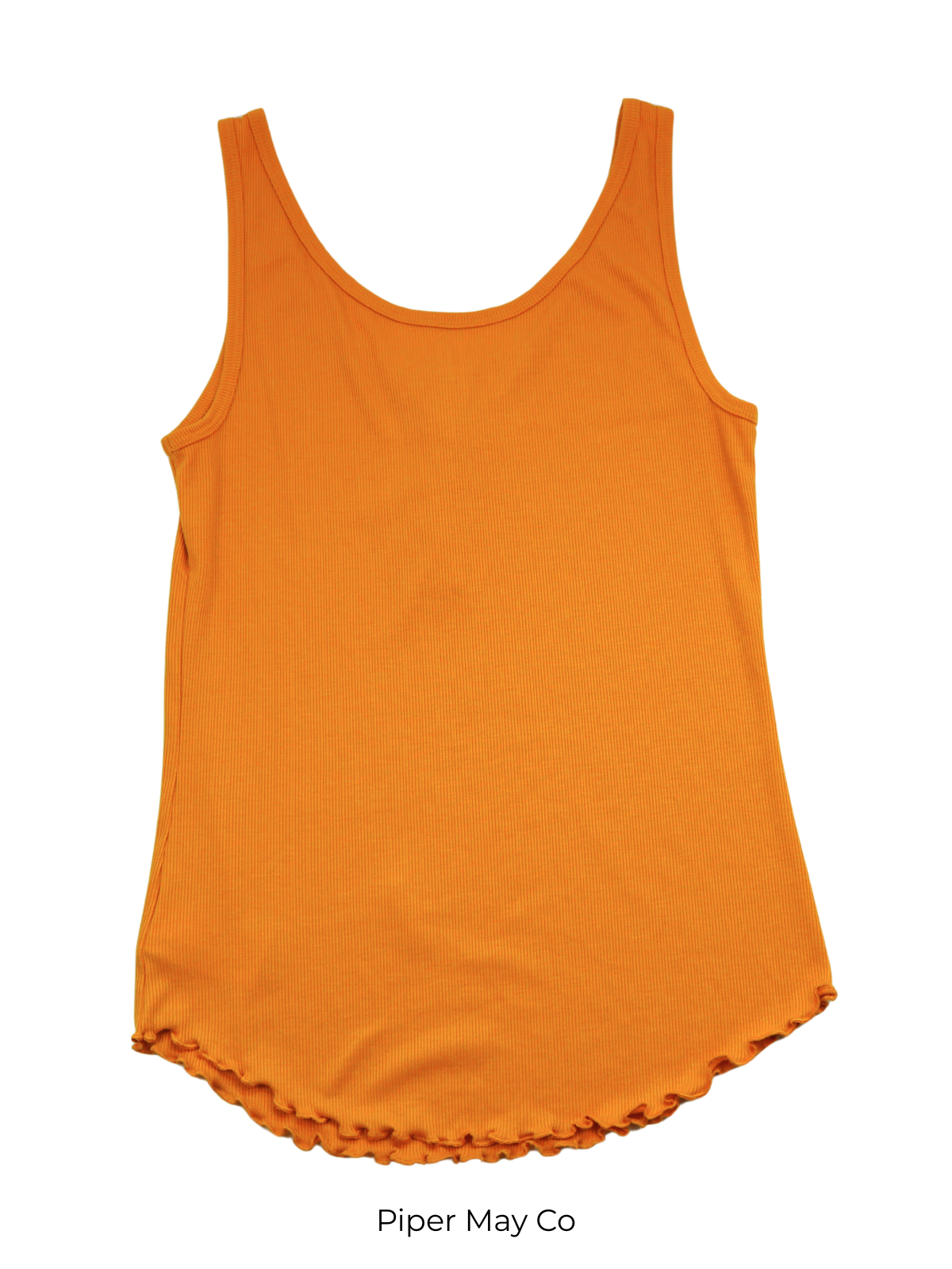 GAP Ribbed Henley Tank – Mustard Yellow Essential | Size Medium