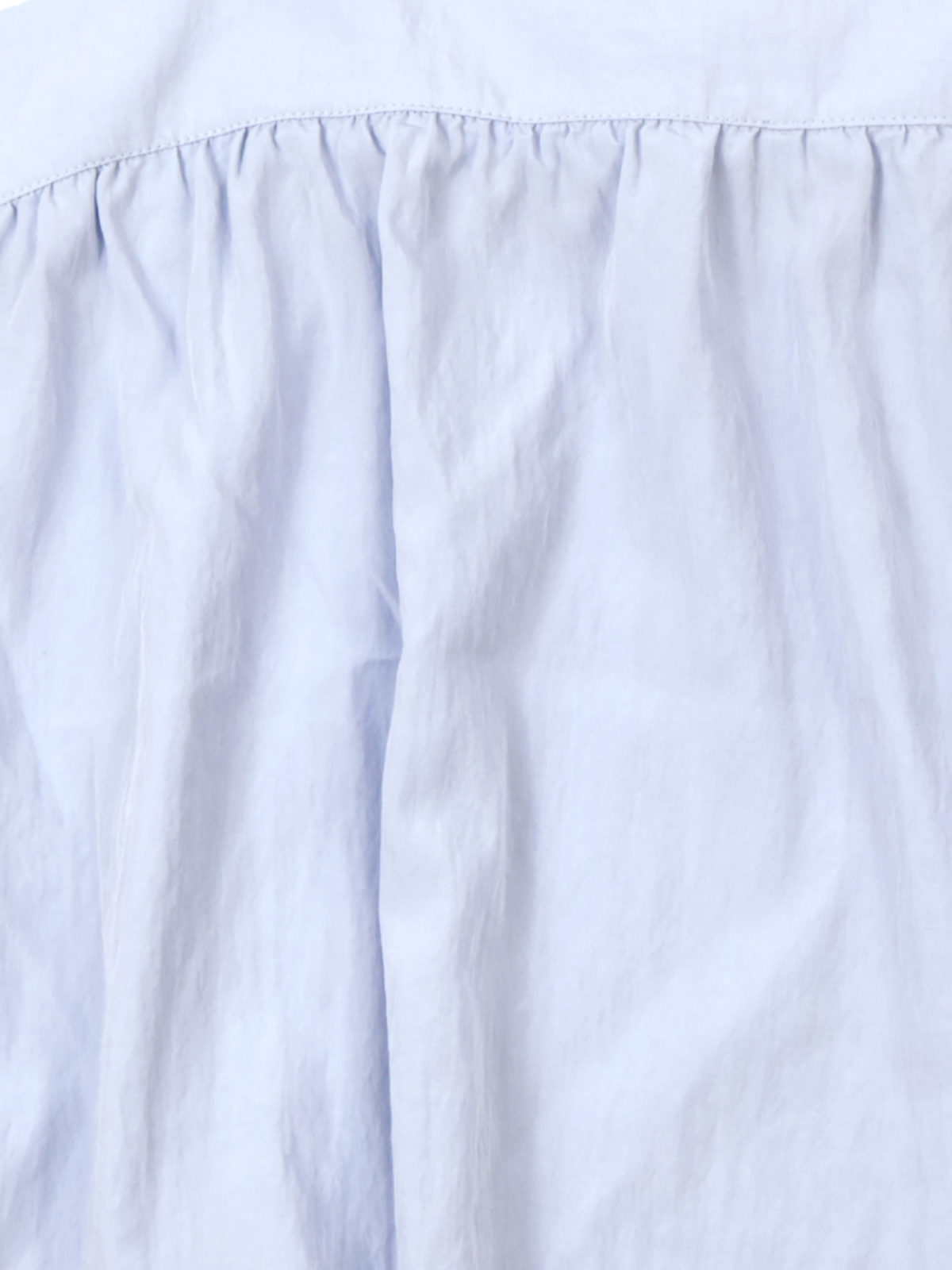 Simple Retro Skye Square Neck Bow Top – Feminine Blue Blouse (Size M)