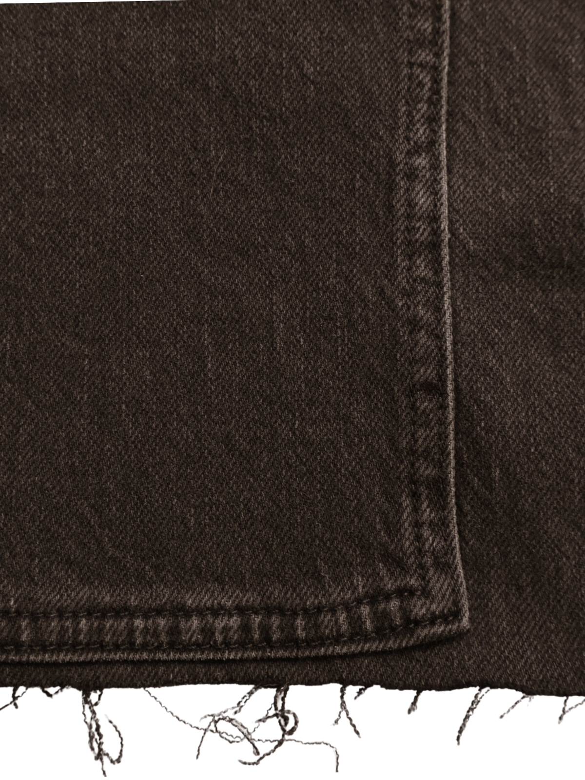 We The Free Black High Rise Straight Leg Jeans | Raw Hem | Size 27 | NWOT
