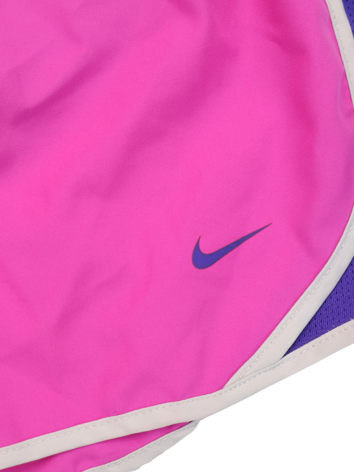 Nike Girls Dri-FIT Athletic Shorts Size Large | Pink Purple Running Shorts