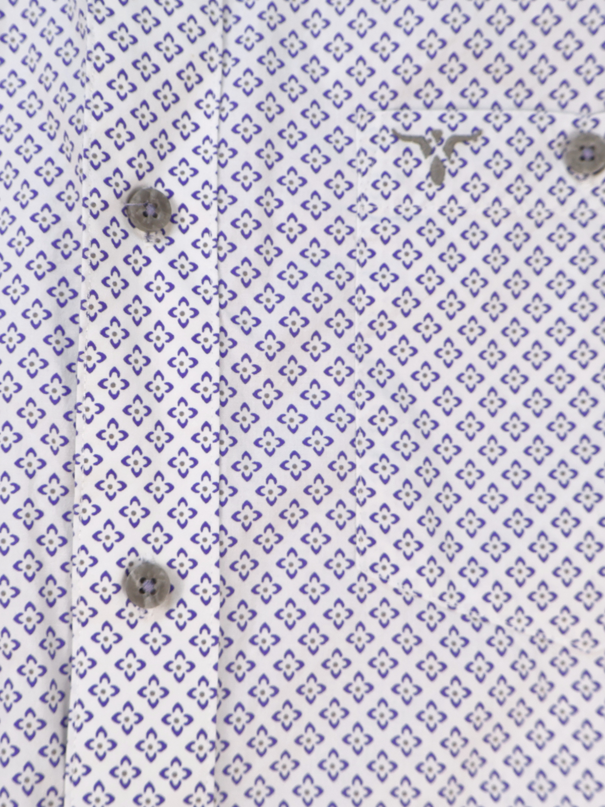Wrangler 20X Competition Advanced Comfort Western Shirt Men's Medium Purple Geometric Rodeo Button Up