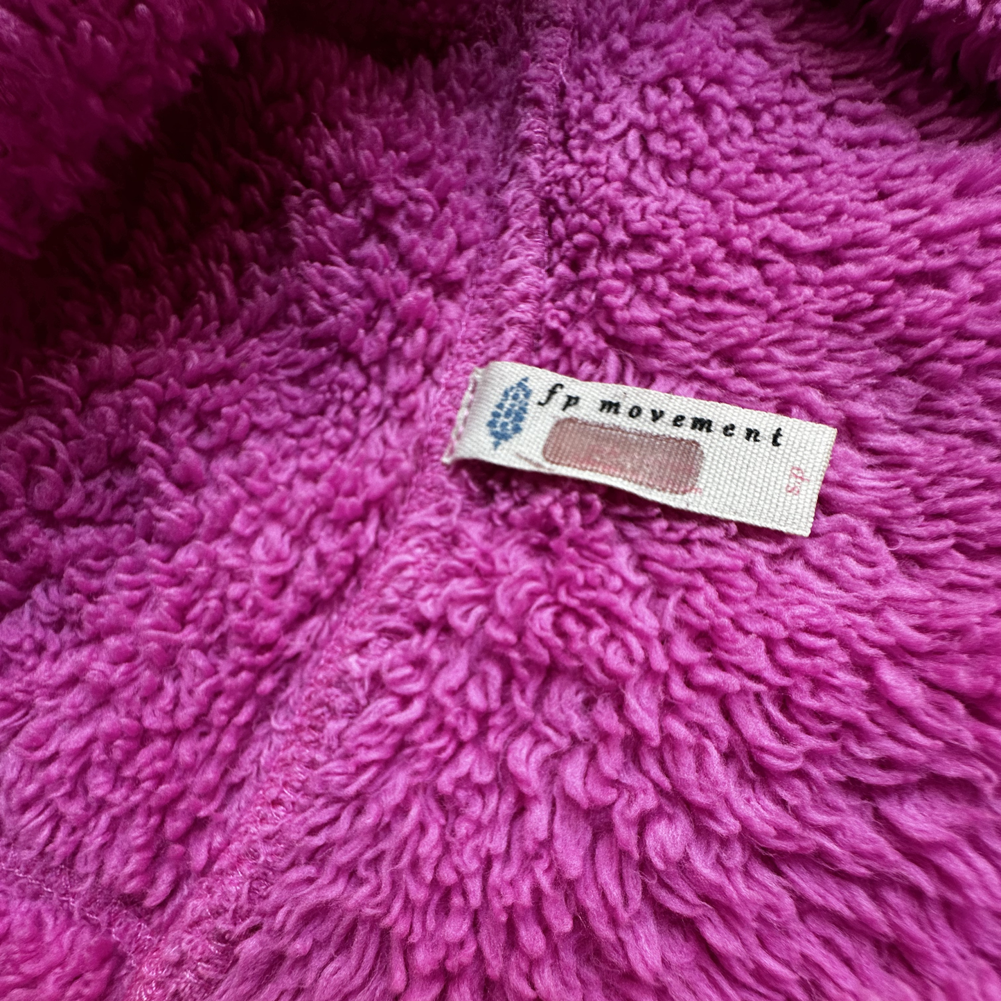 Free People Movement Sherpa Pullover – Hot Pink / Fuchsia – Size Small