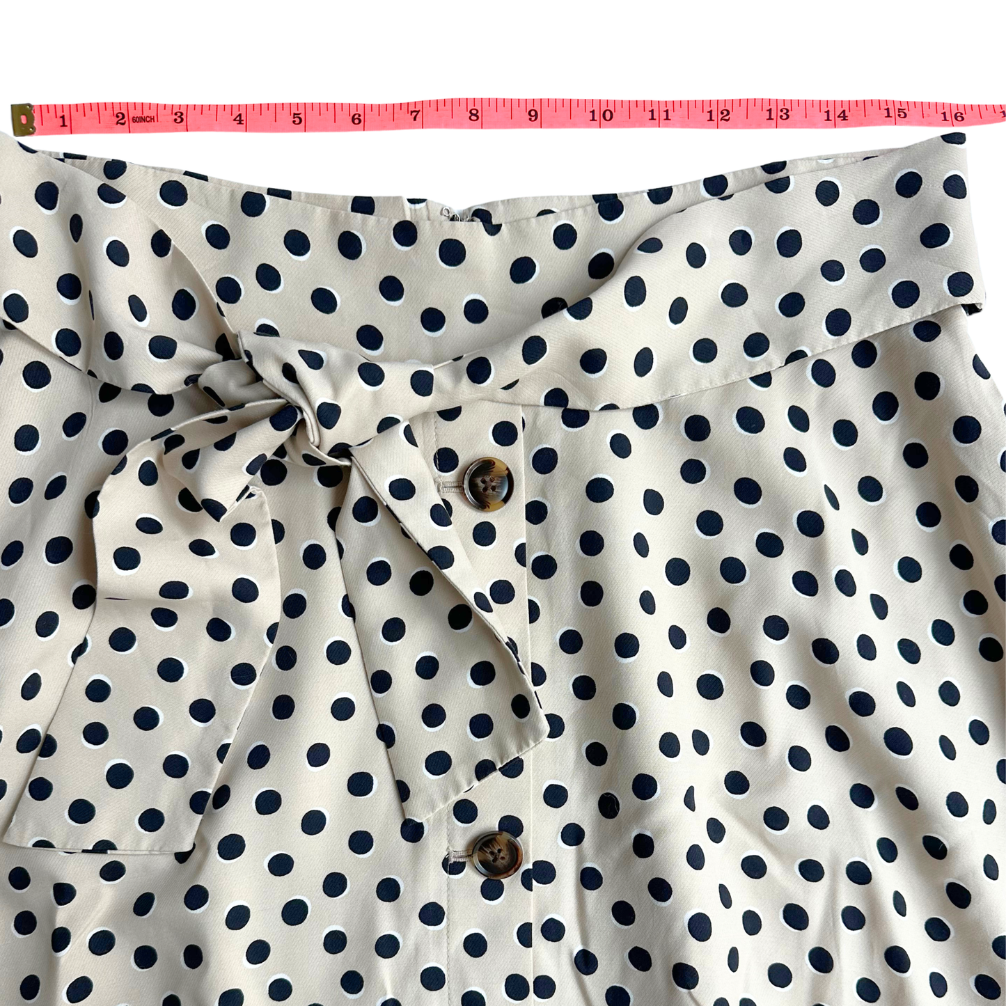 Ann Taylor Polka Dot Midi Skirt – Size 12