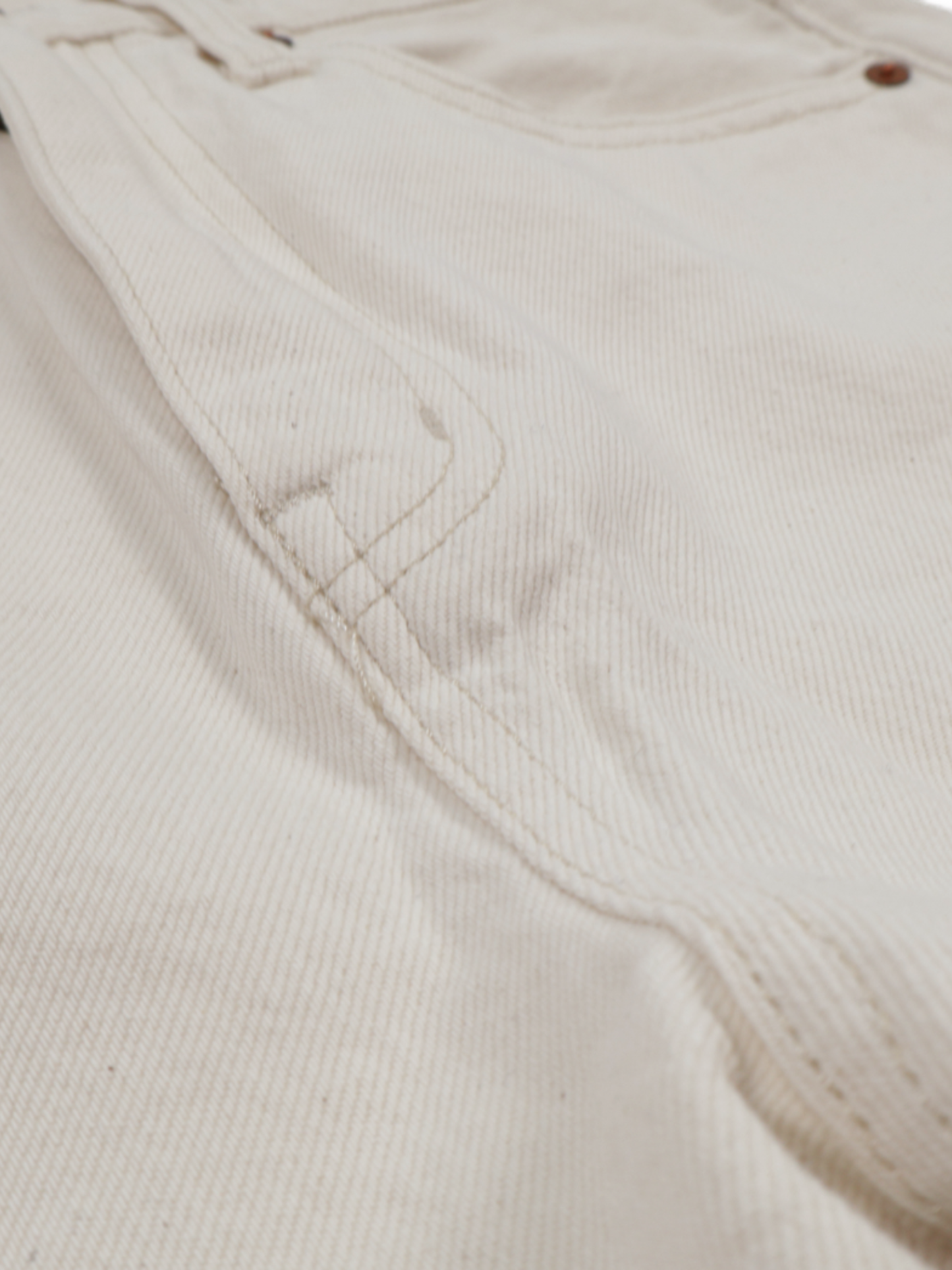 Madewell Cream High-Rise Denim Shorts – Clean Minimalist Staple (Size 26)