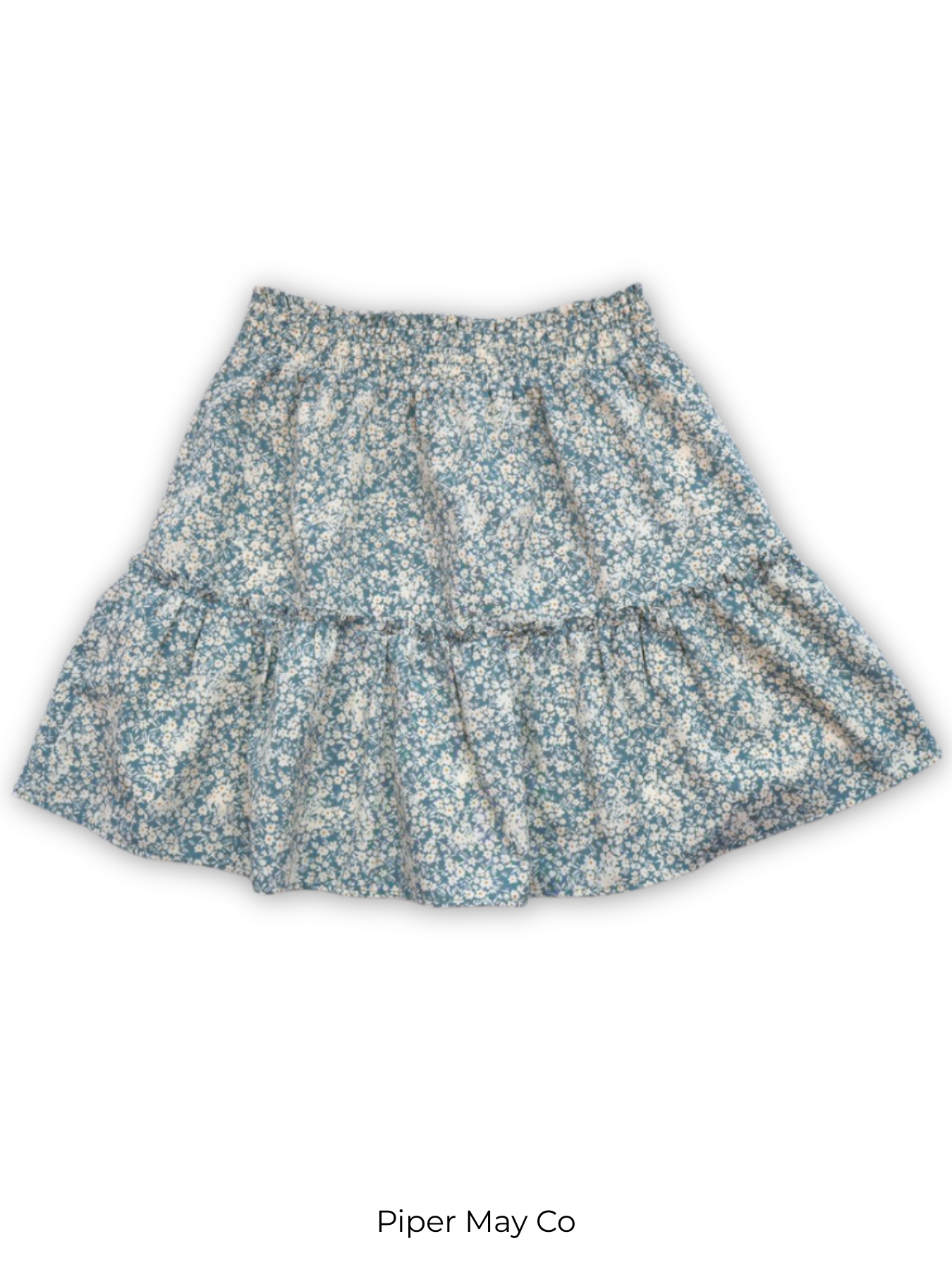 Pepper Crane Floral Mini Skirt – Effortless Neutral | Size Small
