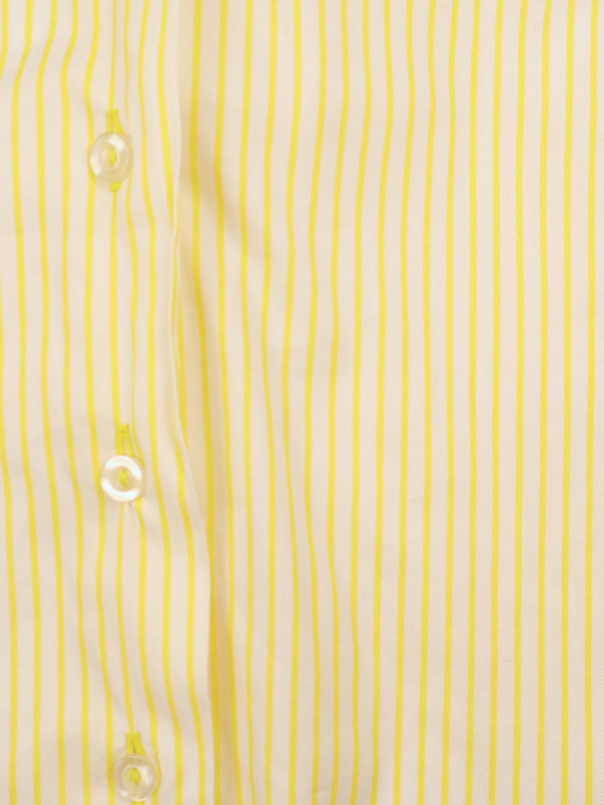 Haute Project Yellow Stripe Tie Sleeve Blouse Size Small
