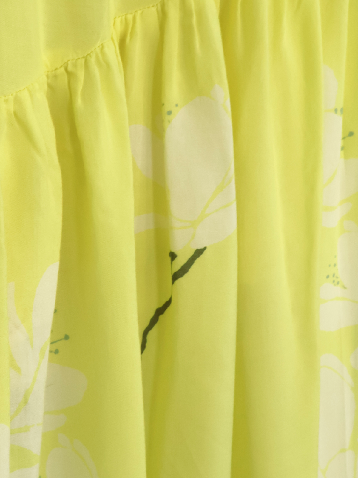 Free People She’s A Waterfall Yellow Floral Maxi Dress Size 0