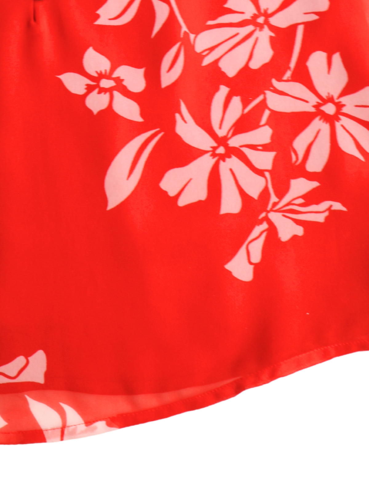 Marciano Los Angeles Red Floral Sleeveless Blouse Size XS