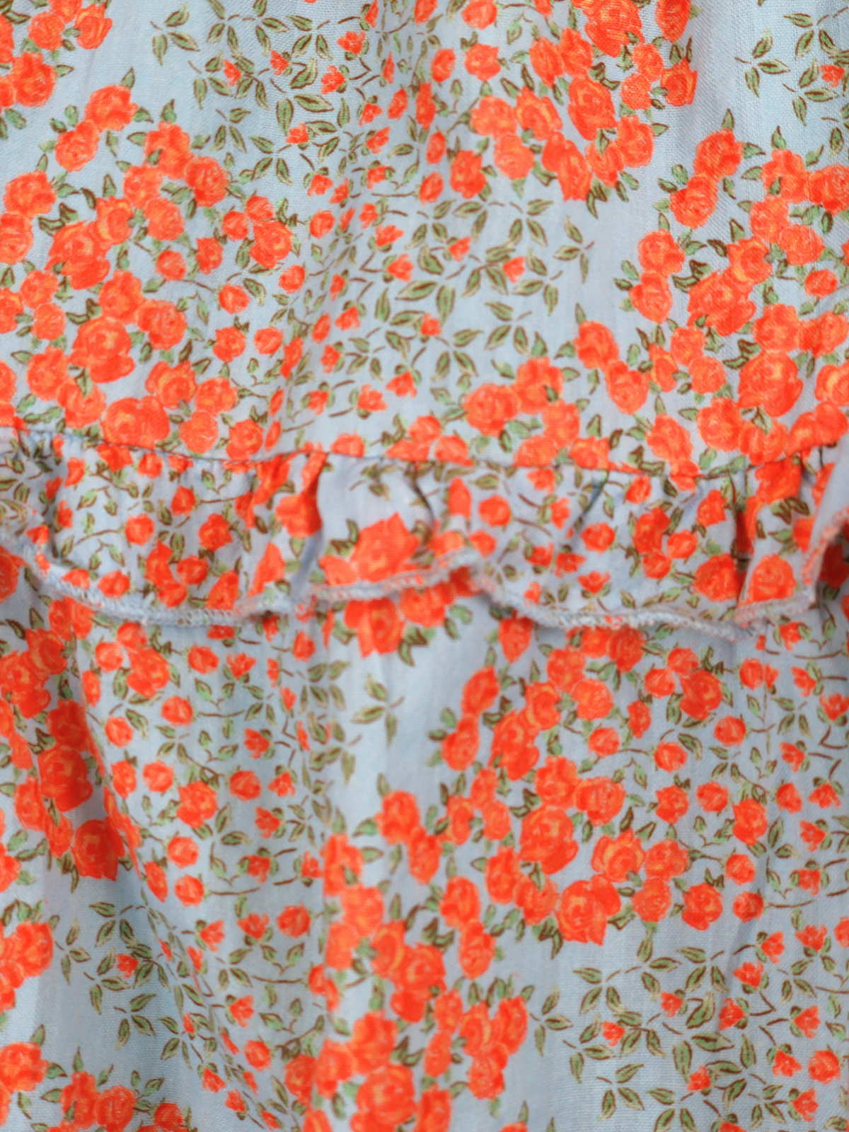 Roller Rabbit Floral Tiered Ruffle Dress XXS Fits Small
