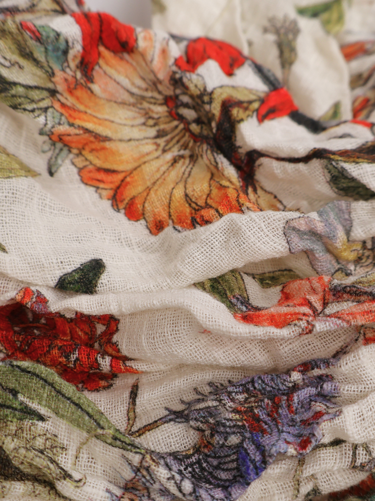 Zara Floral Ruched Crop Top XS Romantic Botanical Cami
