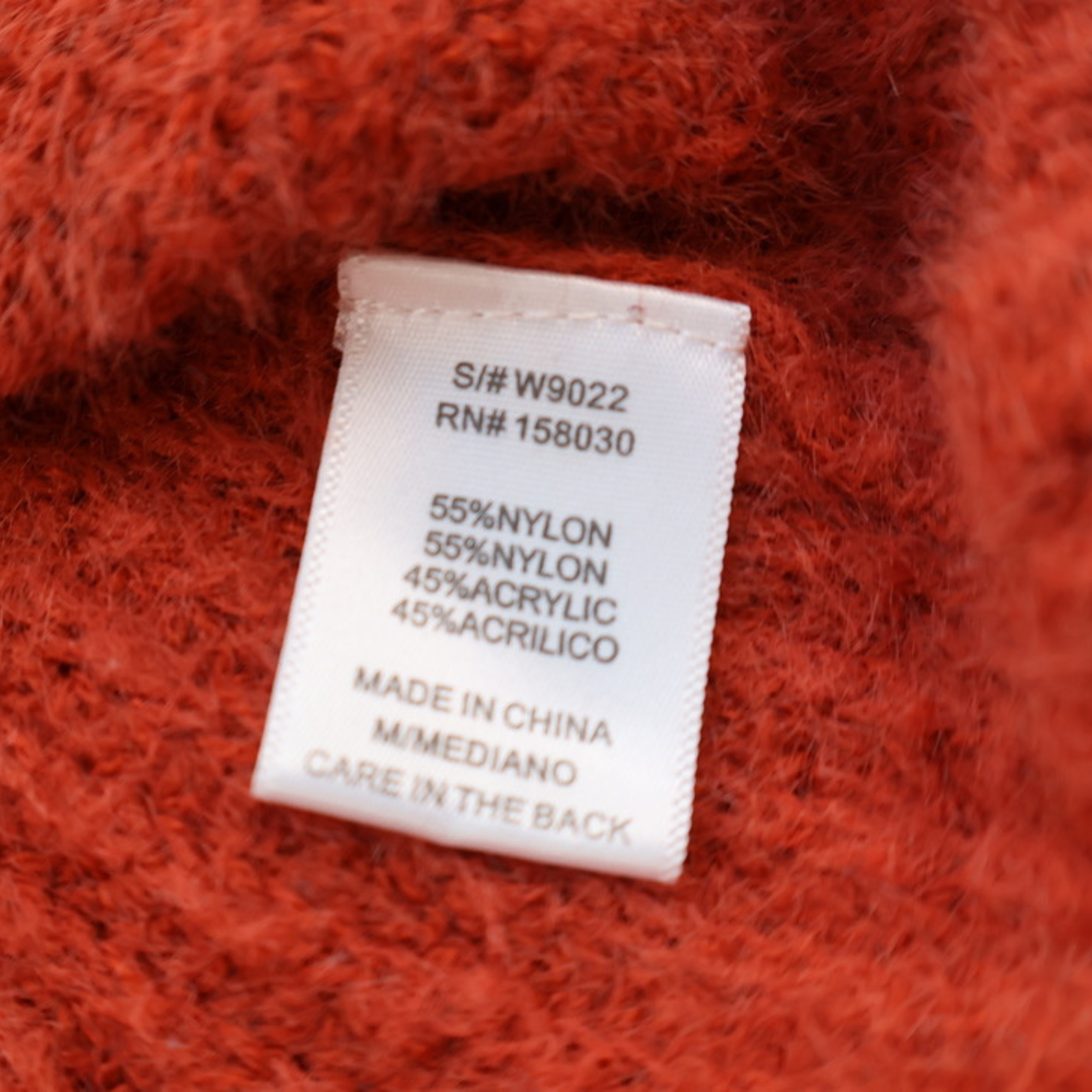 Love Tree Cropped Cardigan | Burnt Orange Statement Knit | Size Medium