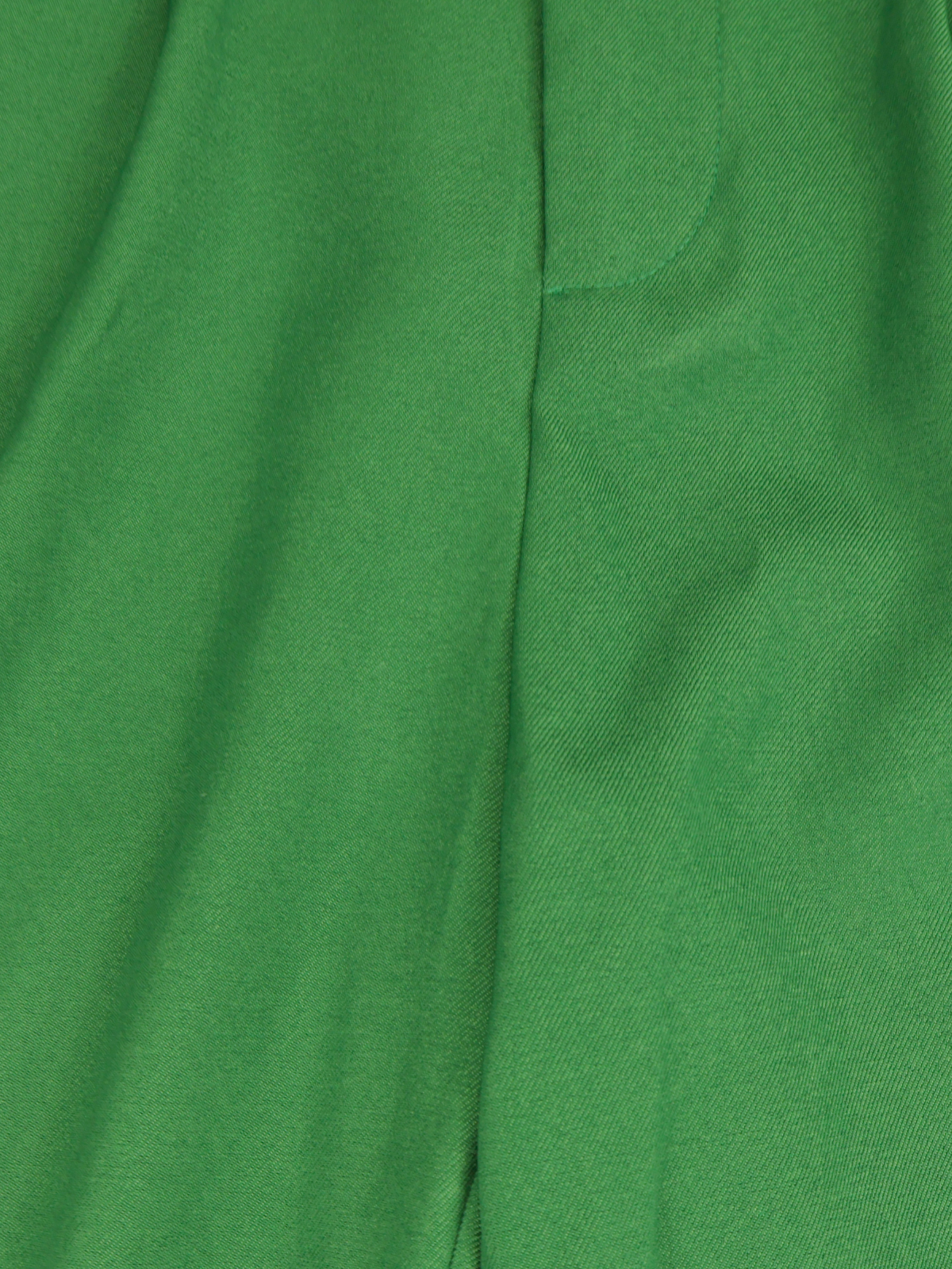 Cider Green Wide Leg Trousers | High Rise Tailored Pants | Size Small