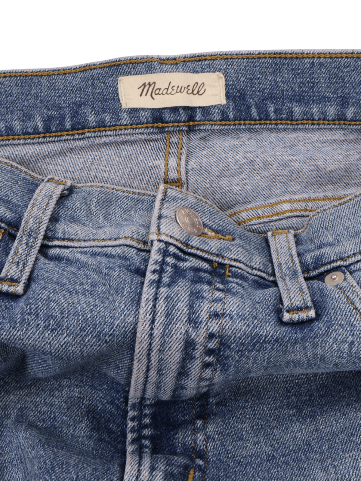 Madewell High-Rise Straight-Leg Jeans – Classic Medium Wash (Size 29)