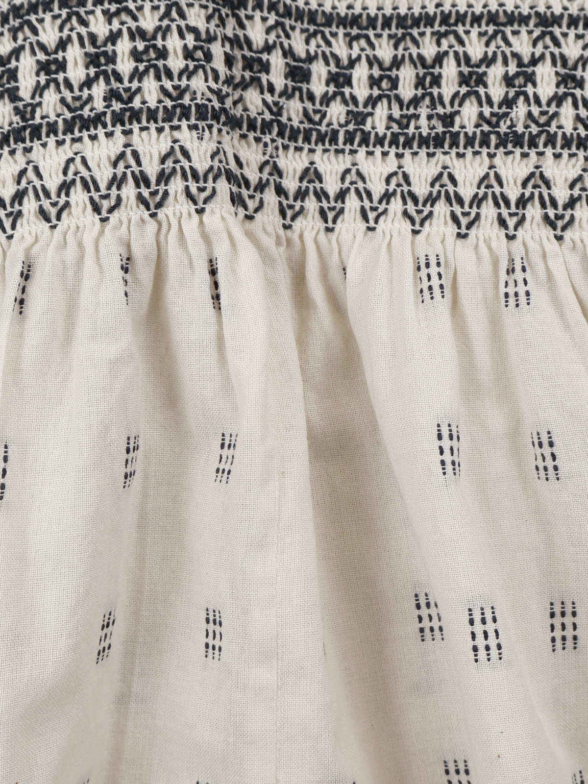Madewell Embroidered Puff Sleeve Peasant Top XS