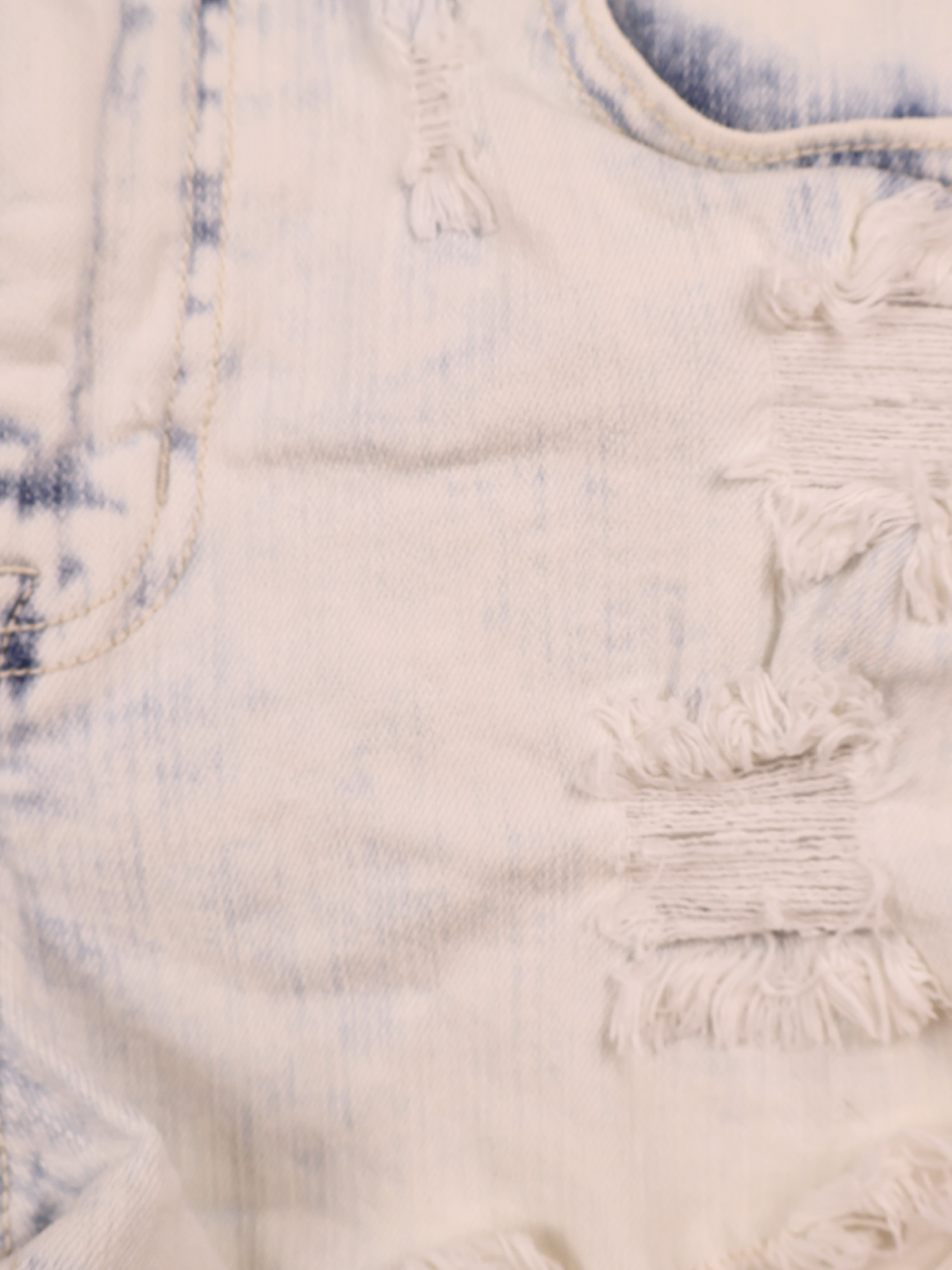 Alter’d State White Wash Distressed Cutoff Denim Shorts Size 27