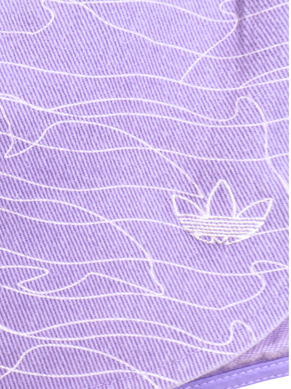 Adidas Purple Dolphin Print Shorts – 100% Cotton | Size Small | Playful Sport Style