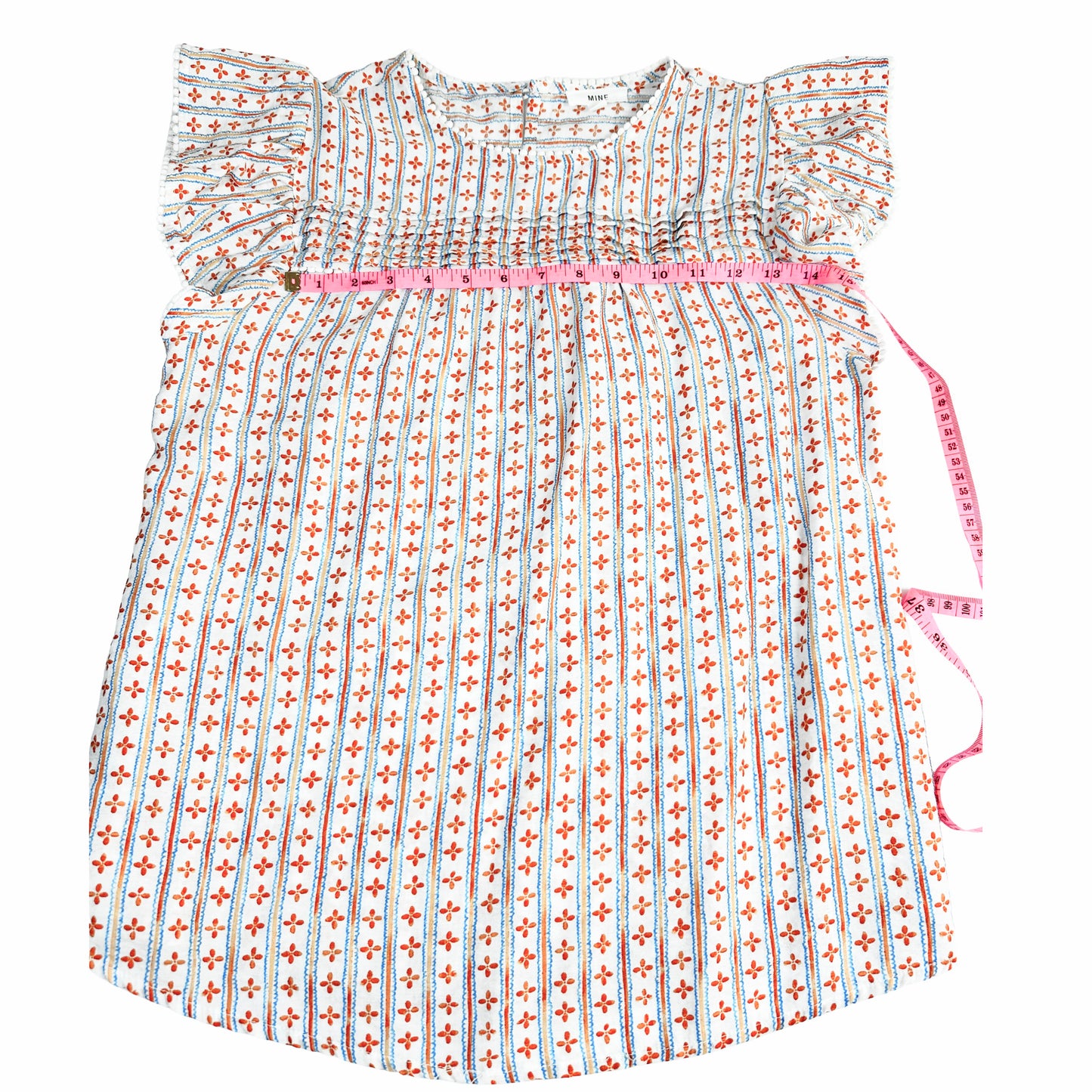 Mine Floral Smocked Blouse – Size Large