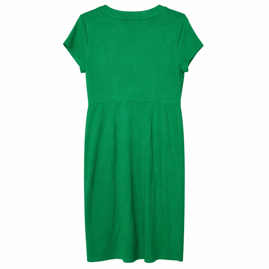 Liz Claiborne Green Button-Front Midi Dress – Size Medium
