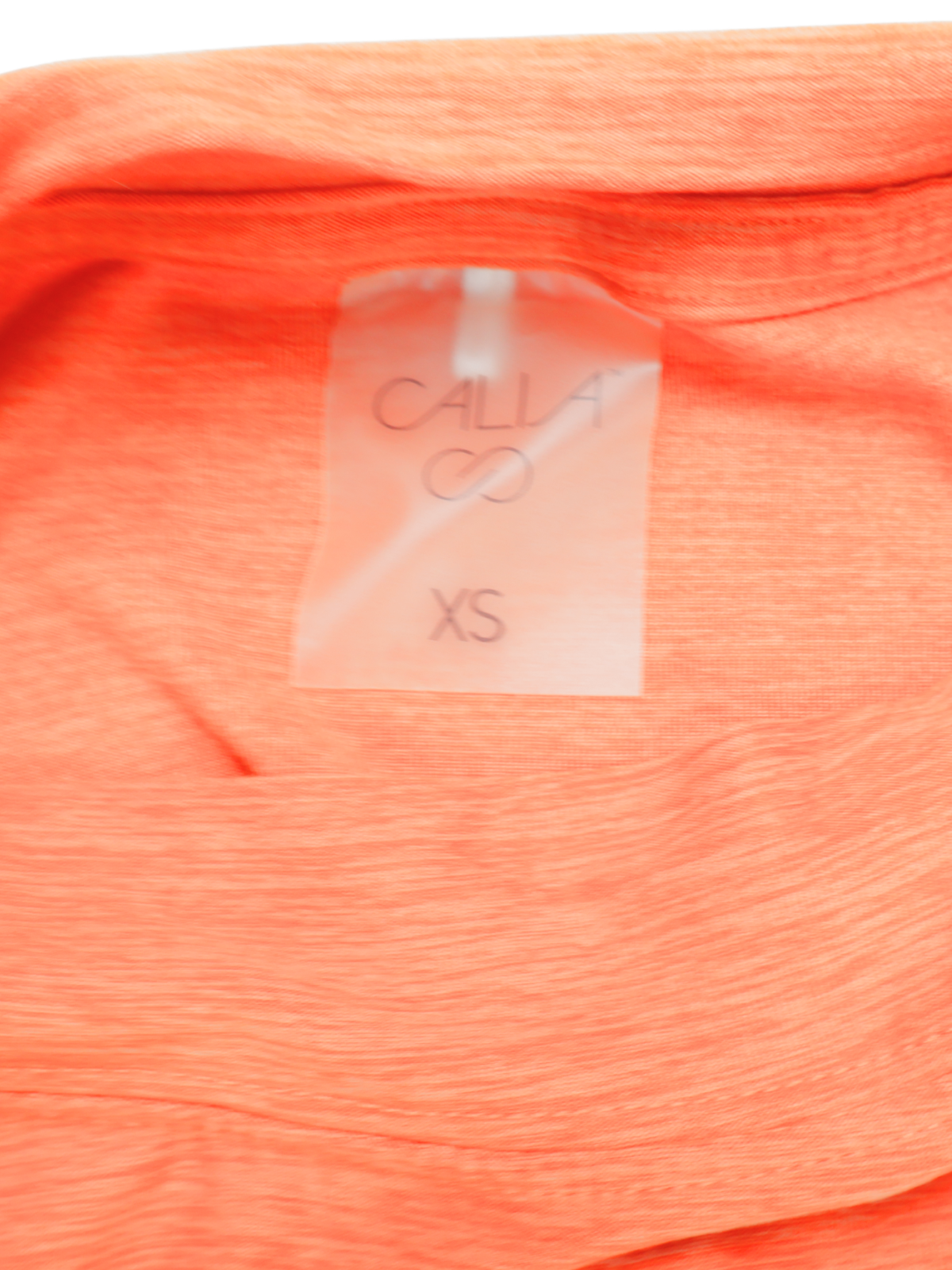 Calia Bright Orange Cropped Tank – Lightweight Activewear Essential (Size Small)