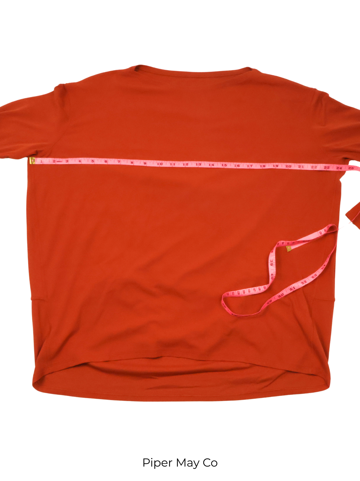 Lululemon Burnt Orange Oversized Long Sleeve – Relaxed Fit Performance Essential | Size Large