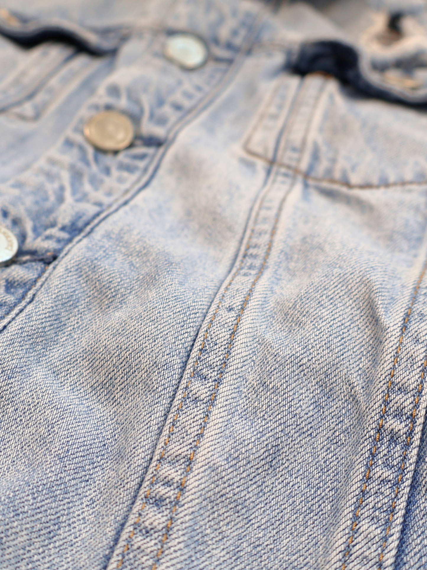 BLANK NYC Distressed Denim Jacket – Fitted Small