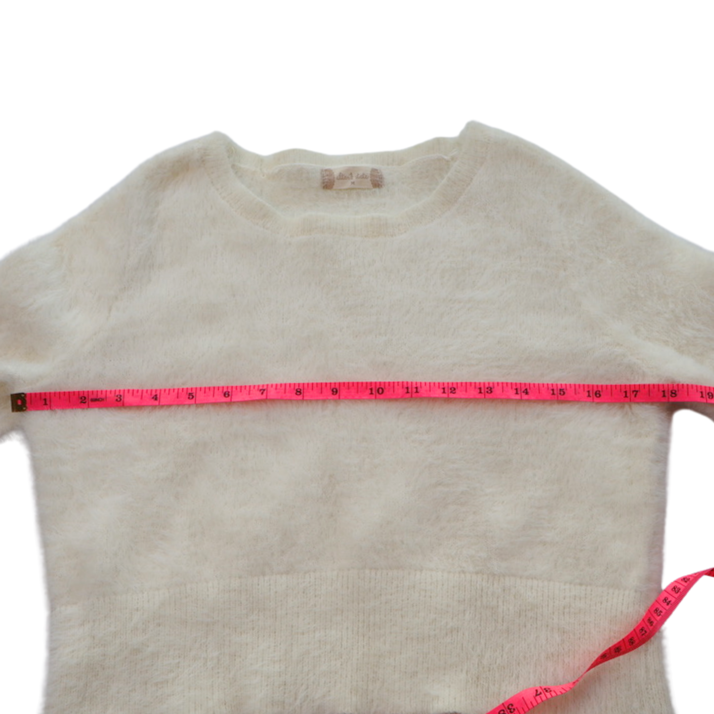 Alter’d State Fuzzy Knit Sweater | Soft Ivory | Size Medium