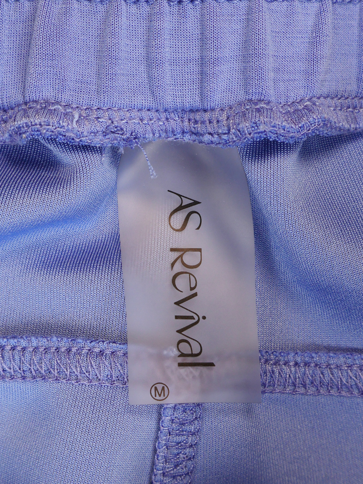 AS Revival Periwinkle Rib Panel Joggers Lounge Pants Small
