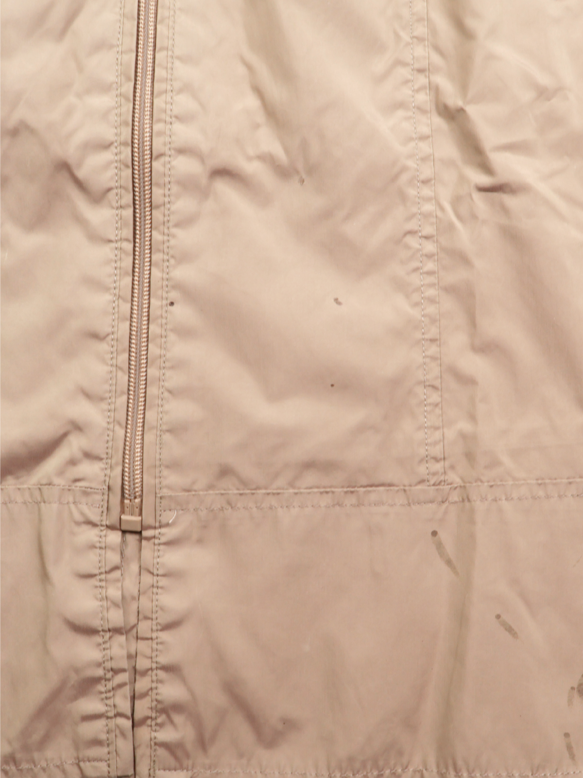Cole Haan Packable Beige Rain Jacket – Lightweight Hooded Coat | Size Small