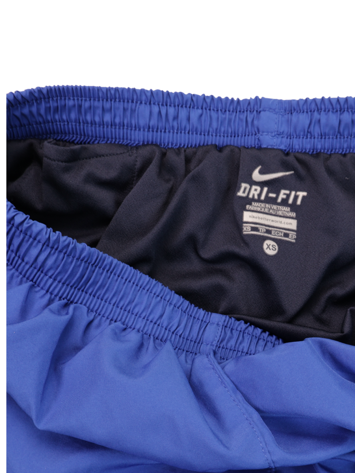 Nike Dri-FIT Blue Athletic Shorts Size XS | High Rise Running Shorts