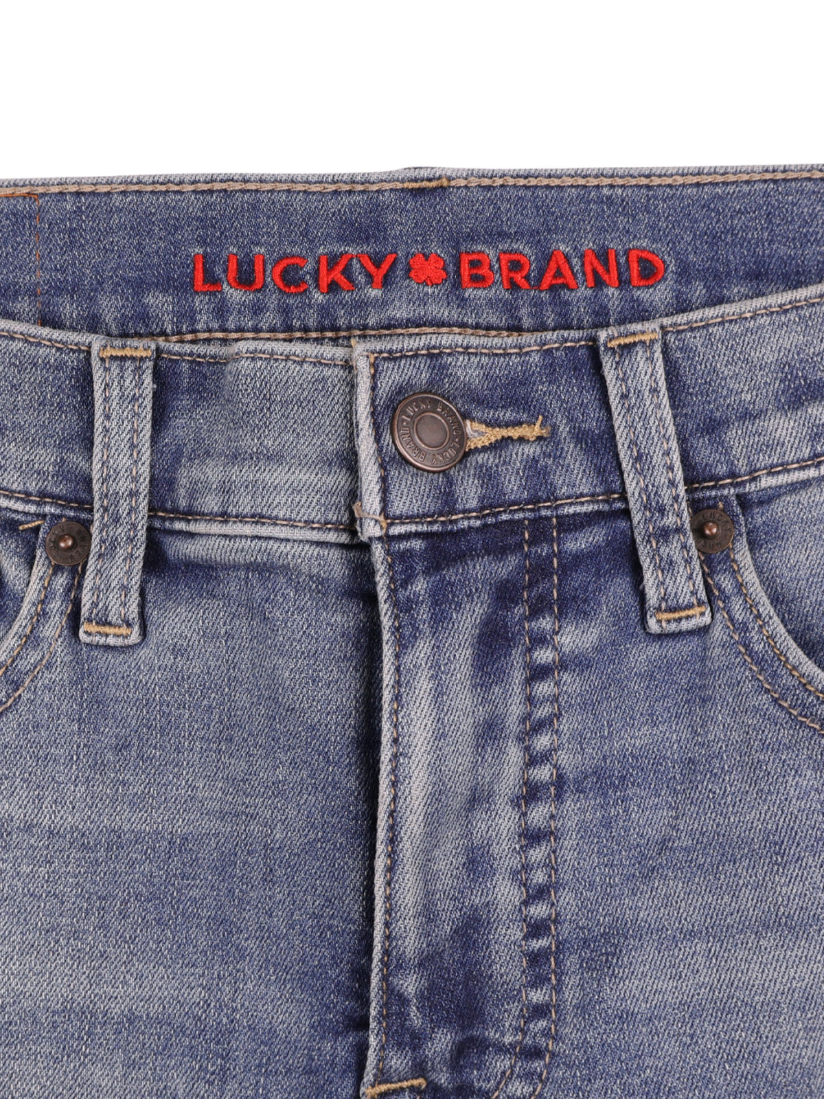 Lucky Brand Mid Rise Skinny Ankle Jeans Size 6/28 Raw Hem Stretch Denim
