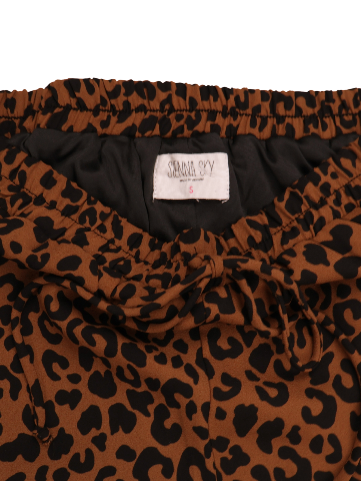 Sienna Sky Leopard Print Ruffle Shorts – Flowy High Rise Size Small