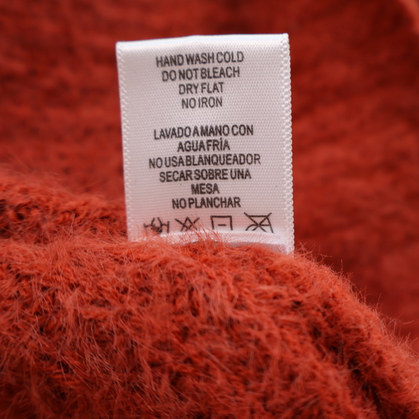 Love Tree Cropped Cardigan | Burnt Orange Statement Knit | Size Medium