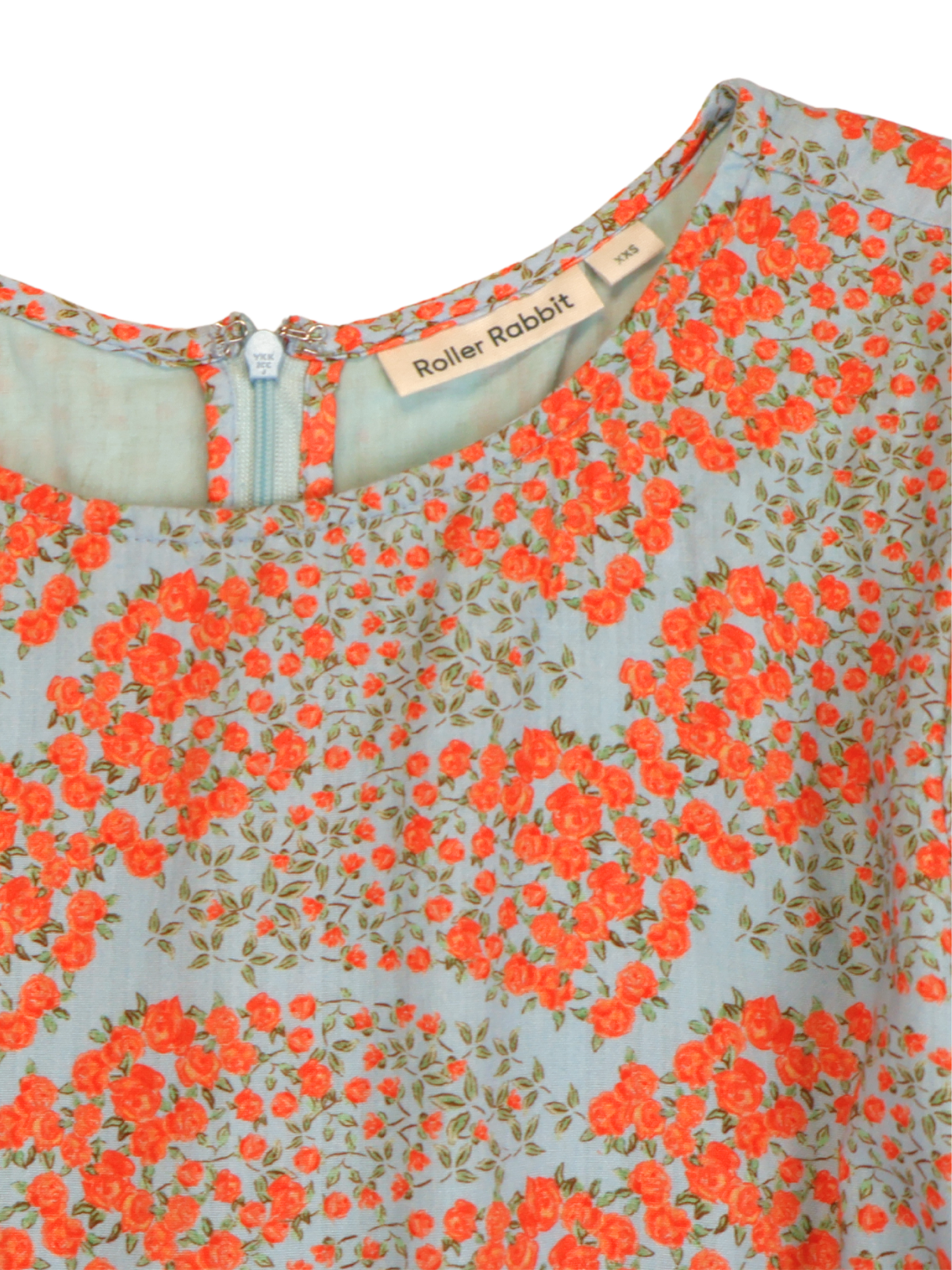 Roller Rabbit Floral Tiered Ruffle Dress XXS Fits Small
