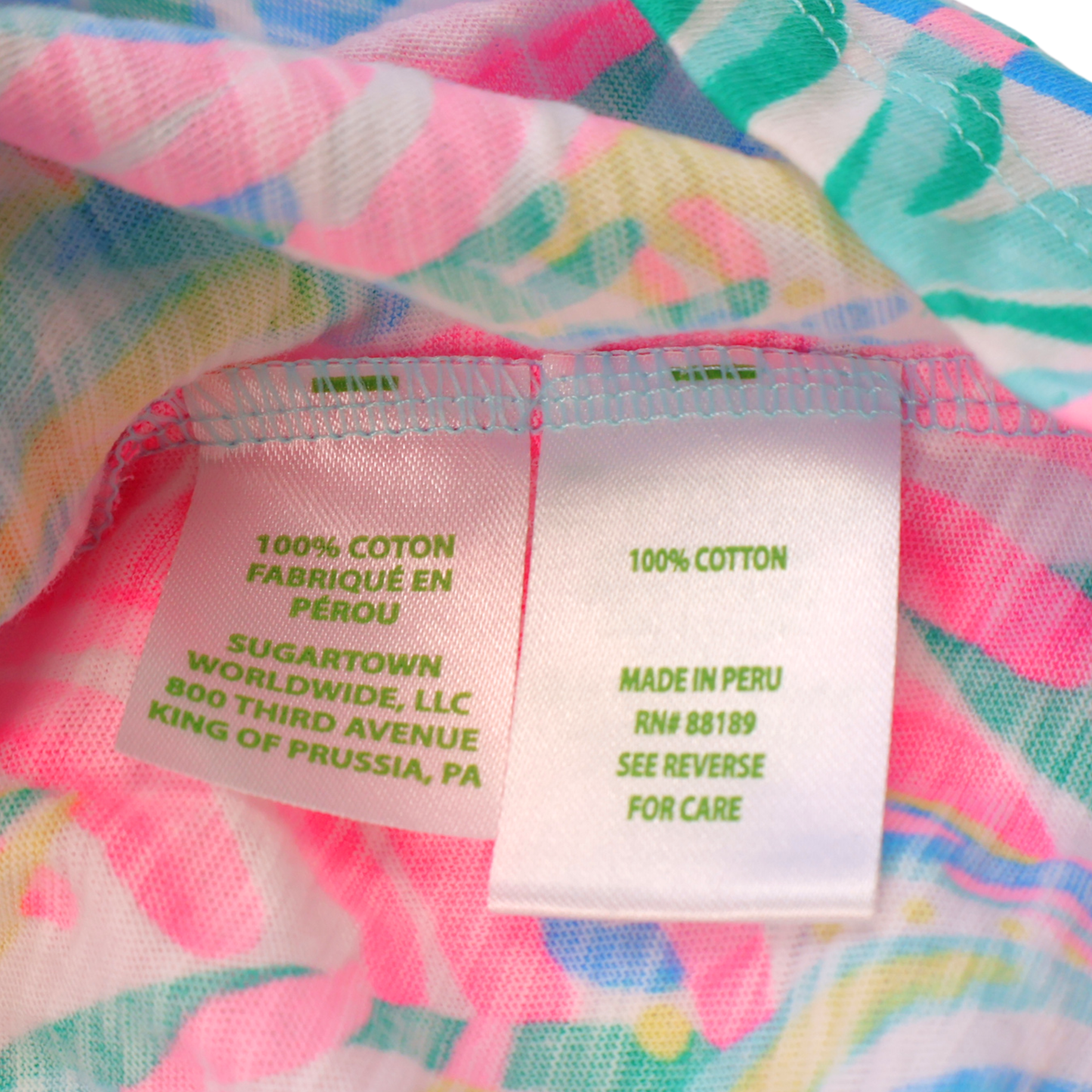 Lilly Pulitzer Tropical Print Top – Pink Multi | Size XXS
