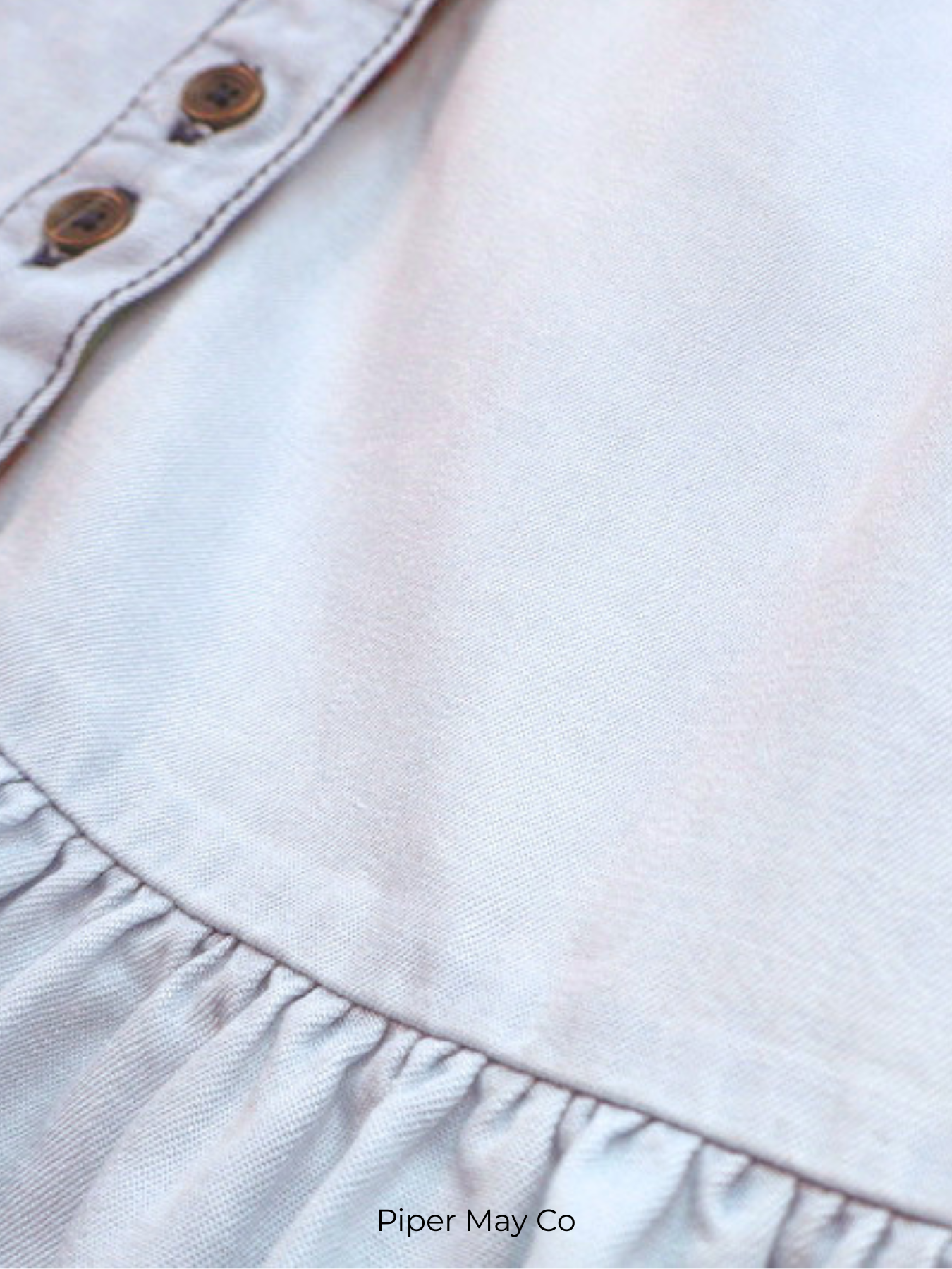 Matilda Jane Soft Denim Tiered Dress | Size Small | Effortless Feminine Classic