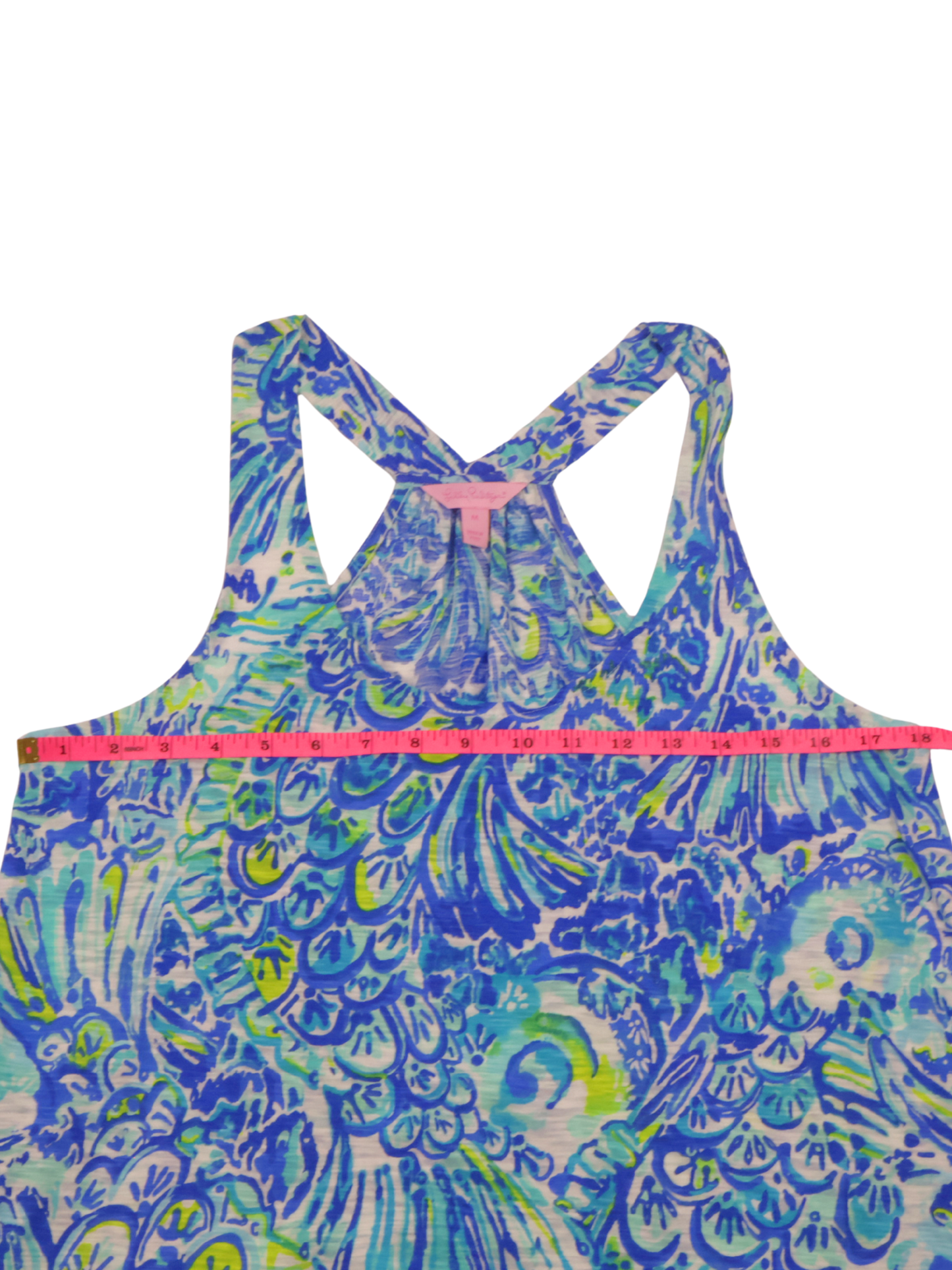 Lilly Pulitzer Signature Print Racerback Tank – Vibrant Coastal Statement | XXS